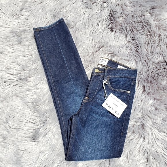 NWT FRAME Le-High Straight Franklin Jeans 23 - Picture 2 of 8